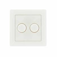 Enkelvoudig afdekraam duo dimmer model Jung wit Enkelvoudig afdekraam duo dimmer model Jung wit