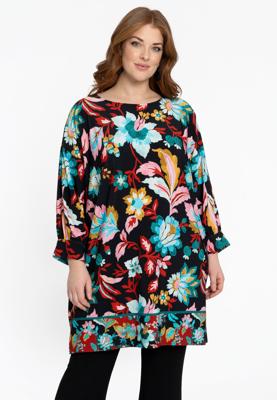 Yoek Wijde tuniek | Zwart | Maat 58/60