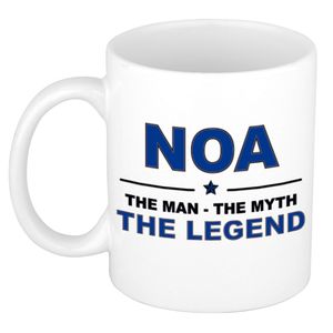 Noa The man, The myth the legend cadeau koffie mok / thee beker 300 ml