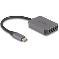 DeLOCK 91009 geheugenkaartlezer USB 3.2 Gen 1 (3.1 Gen 1) Type-C Grijs DeLOCK 91009 geheugenkaartlezer USB 3.2 Gen 1 (3.1 Gen 1) Type-C Grijs