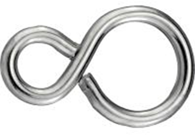 Connex s-haak gesloten 27mm 10st ni - ky6550015