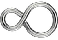 Connex s-haak gesloten 27mm 10st ni - ky6550015