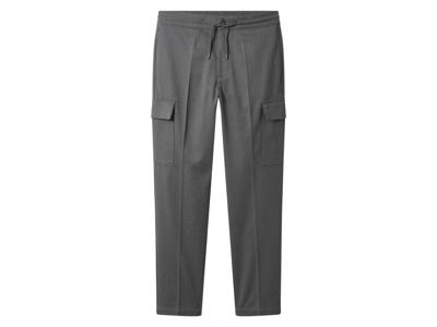 esmara Men Flanellen heren cargobroek (Grijs, XL) esmara Men Flanellen heren cargobroek (Grijs, XL)