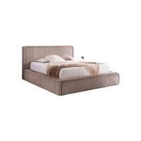 by fonQ Ruffle Bedframe - 160 x 200 cm - Taupe