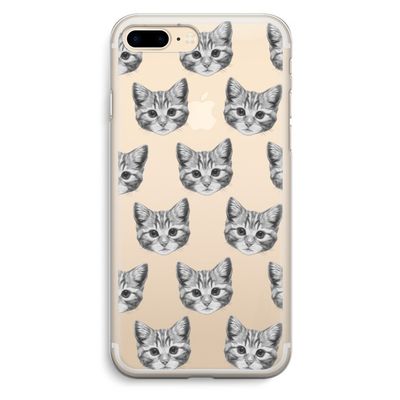 Kitten: iPhone 7 Plus Transparant Hoesje