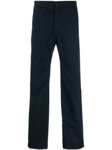 A.P.C. pantalon droit à taille haute - Bleu