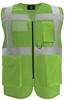 Korntex KX808 Multifunctional Hi-Vis Mesh-Vest Athens - Lime Green - L