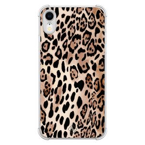 iPhone XR shockproof hoesje - Golden wildcat