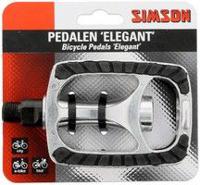 Simson Pedalen set Elegant 9/16 inch zilver/zwart