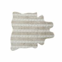 Tapijt DKD Home Decor 160 x 150 x 2 cm Beige Polyester Met huid