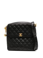 CHANEL Pre-Owned sac à bandoulière matelassé à losanges (1992) - Noir