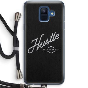 Hustle: Samsung Galaxy A6 (2018) Transparant Hoesje met koord