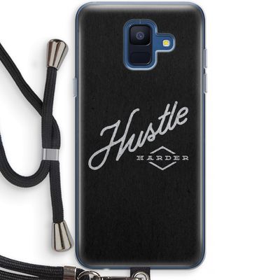 Hustle: Samsung Galaxy A6 (2018) Transparant Hoesje met koord