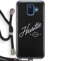 Hustle: Samsung Galaxy A6 (2018) Transparant Hoesje met koord