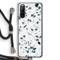 Terrazzo N°2: Sony Sony Xperia 10 III Transparant Hoesje met koord