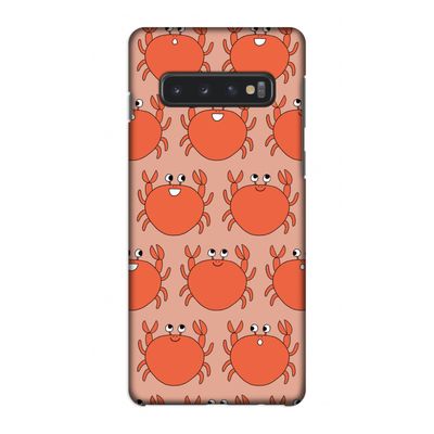 Krab: Samsung Galaxy S10 4G Volledig Geprint Hoesje