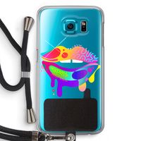 Lip Palette: Samsung Galaxy S6 Transparant Hoesje met koord