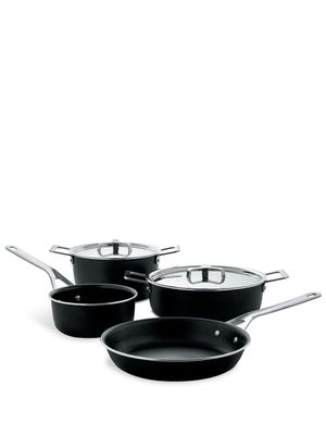 Alessi ensemble de poêles et casseroles (lot de 6) - Noir