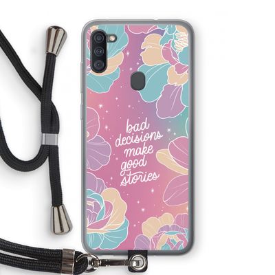 Good stories: Samsung Galaxy A11 Transparant Hoesje met koord
