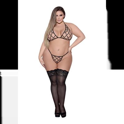 Male Power Orthia - Sexy Imitatie Net Set met Beha en G-String - 2X Male Power Orthia - Sexy Imitatie Net Set met Beha en G-String - 2X