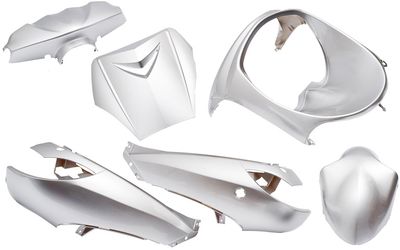 Edge plaatset vivacity tot bj. 2008 6 delig zilver metallic