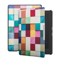 Lunso - Kobo Aura H20 Edition 1 hoes (6.8 inch) - sleep cover - Blokken