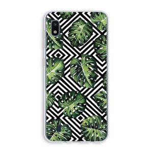 Geometrische jungle: Samsung Galaxy A10 Transparant Hoesje