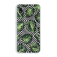Geometrische jungle: Samsung Galaxy A10 Transparant Hoesje