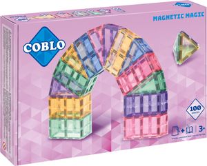 Coblo magnetische tegels pastel 100 stuks
