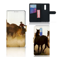 OnePlus 7 Pro Telefoonhoesje met Pasjes Design Cowboy - thumbnail