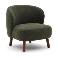 Kave Home Ulit fauteuil Green walnoot