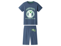 Minecraft Korte kinder pyjama (minecraft/blauw, 122/128)