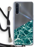 Weerkaatsing water: Oppo A91 Transparant Hoesje met koord
