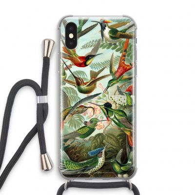 Haeckel Trochilidae: iPhone XS Transparant Hoesje met koord
