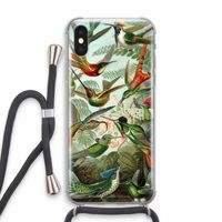 Haeckel Trochilidae: iPhone XS Transparant Hoesje met koord