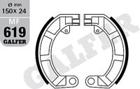 GALFER remschoen "mf619" brake shoe mf619 g2165 organic