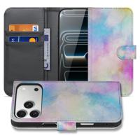 Apple iPhone 17 Pro Max | Bookcase | Hoesje Met Pasjeshouder Watercolor Light