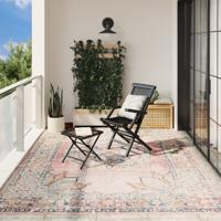 VidaXL Vloerkleed arbizu binnen en buiten vintage stijl 240x340 cm