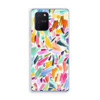 Watercolor Brushstrokes: Samsung Galaxy Note 10 Lite Transparant Hoesje