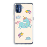 Vliegende eenhoorn: Motorola Moto G9 Plus Transparant Hoesje