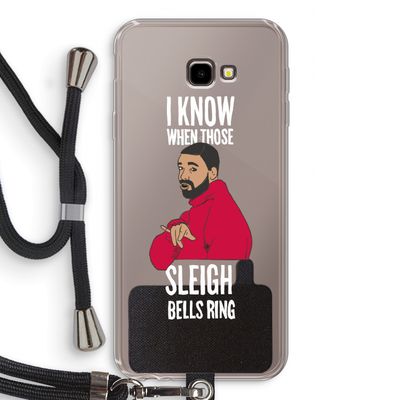 Sleigh Bells Ring: Samsung Galaxy J4 Plus Transparant Hoesje met koord