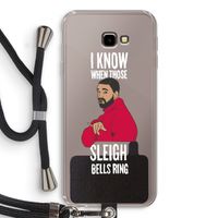 Sleigh Bells Ring: Samsung Galaxy J4 Plus Transparant Hoesje met koord