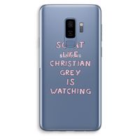 Christian Grey: Samsung Galaxy S9 Plus Transparant Hoesje