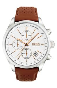Hugo Boss 1513475 Grand Prix chronograaf bruin herenhorloge