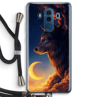 Night Guardian: Huawei Mate 10 Pro Transparant Hoesje met koord