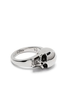 Alexander McQueen bague The Side Skull - Argent