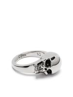 Alexander McQueen bague The Side Skull - Argent - thumbnail