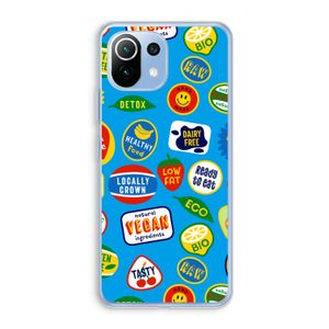 Fruitsticker: Xiaomi Mi 11 Lite Transparant Hoesje