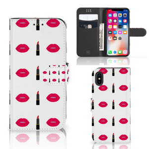 Apple iPhone X | Xs Telefoon Hoesje Lipstick Kiss