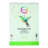 Tekenblok qrea a3 24vel 160gr spiraal | 5 stuks